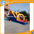 Deslizamiento inflable inflable de las diapositivas de agua, tobogán inflable del PVC para la piscina